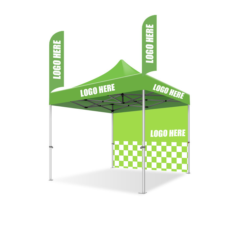 On sale digital printing Custom made 3*3 hexagonal aluminum alloy trade show tent