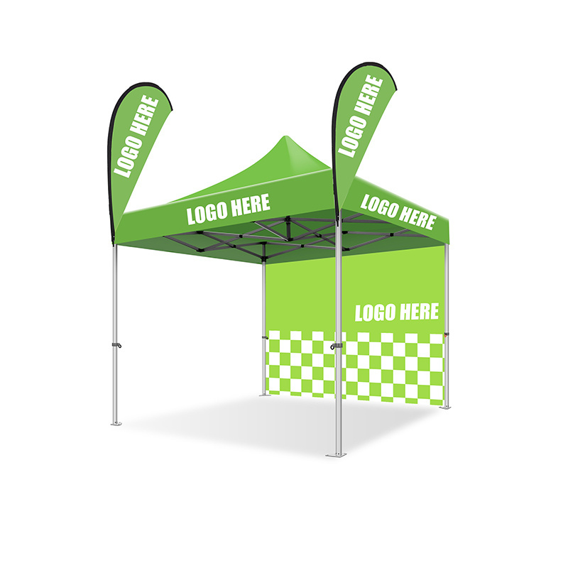 On sale digital printing Custom made 3*3 hexagonal aluminum alloy trade show tent