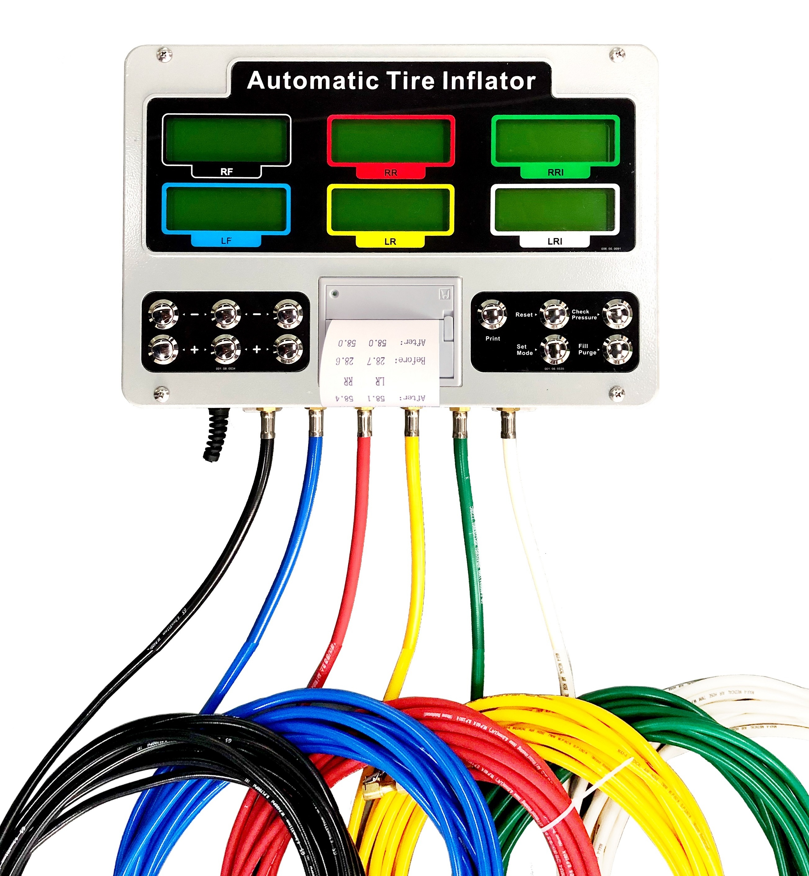 G5 ce Indoor Automatic Digital Tire Inflators Built in Printer and car air inflator for 6 Tyres Inflation air tire inflator