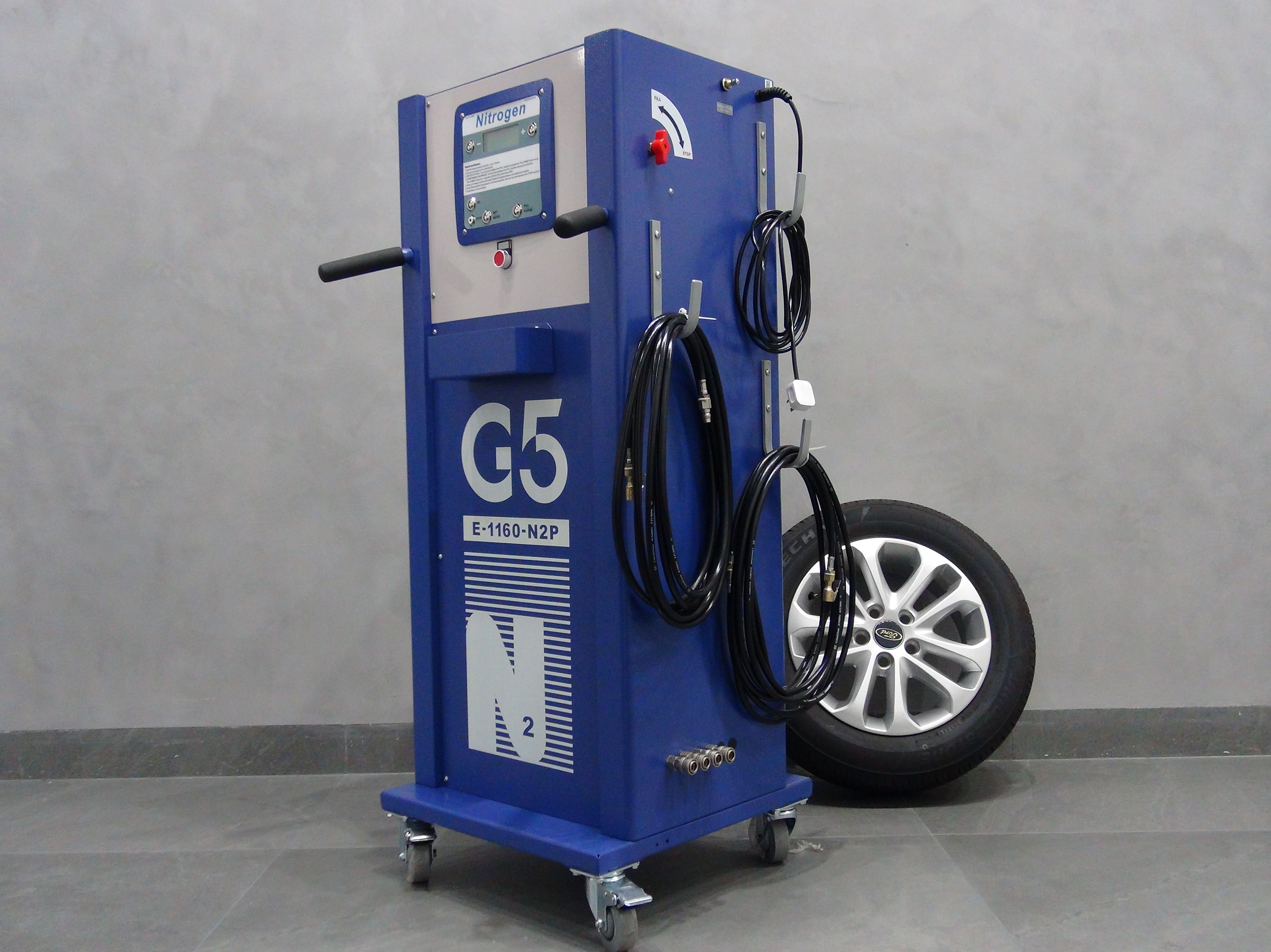 G5 CE N2 Inflating machine Nitrogen Generator tires inflator Conversion System 4 Tyres Simultaneous tire inflator