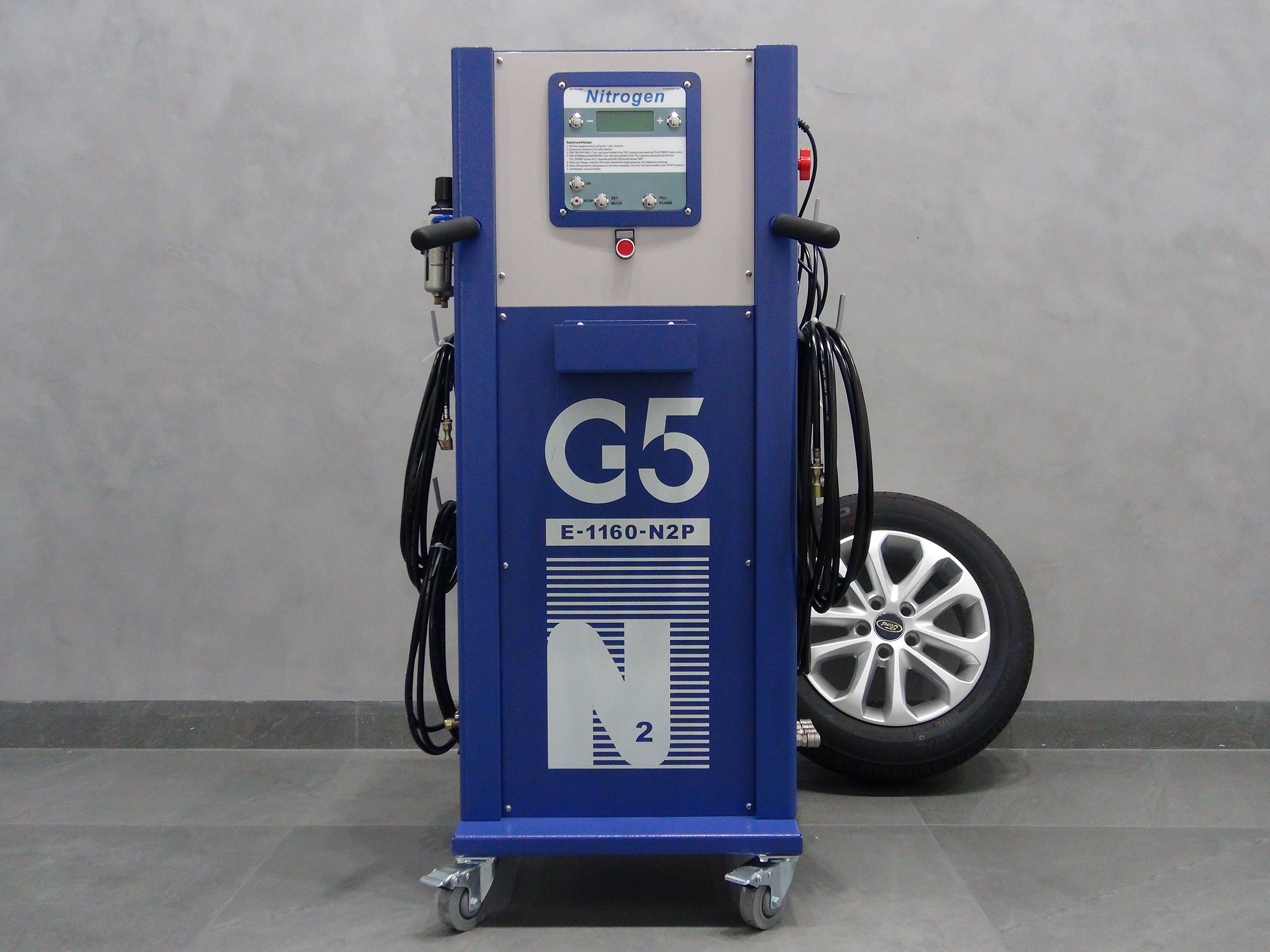 G5 CE N2 Inflating machine Nitrogen Generator tires inflator Conversion System 4 Tyres Simultaneous tire inflator