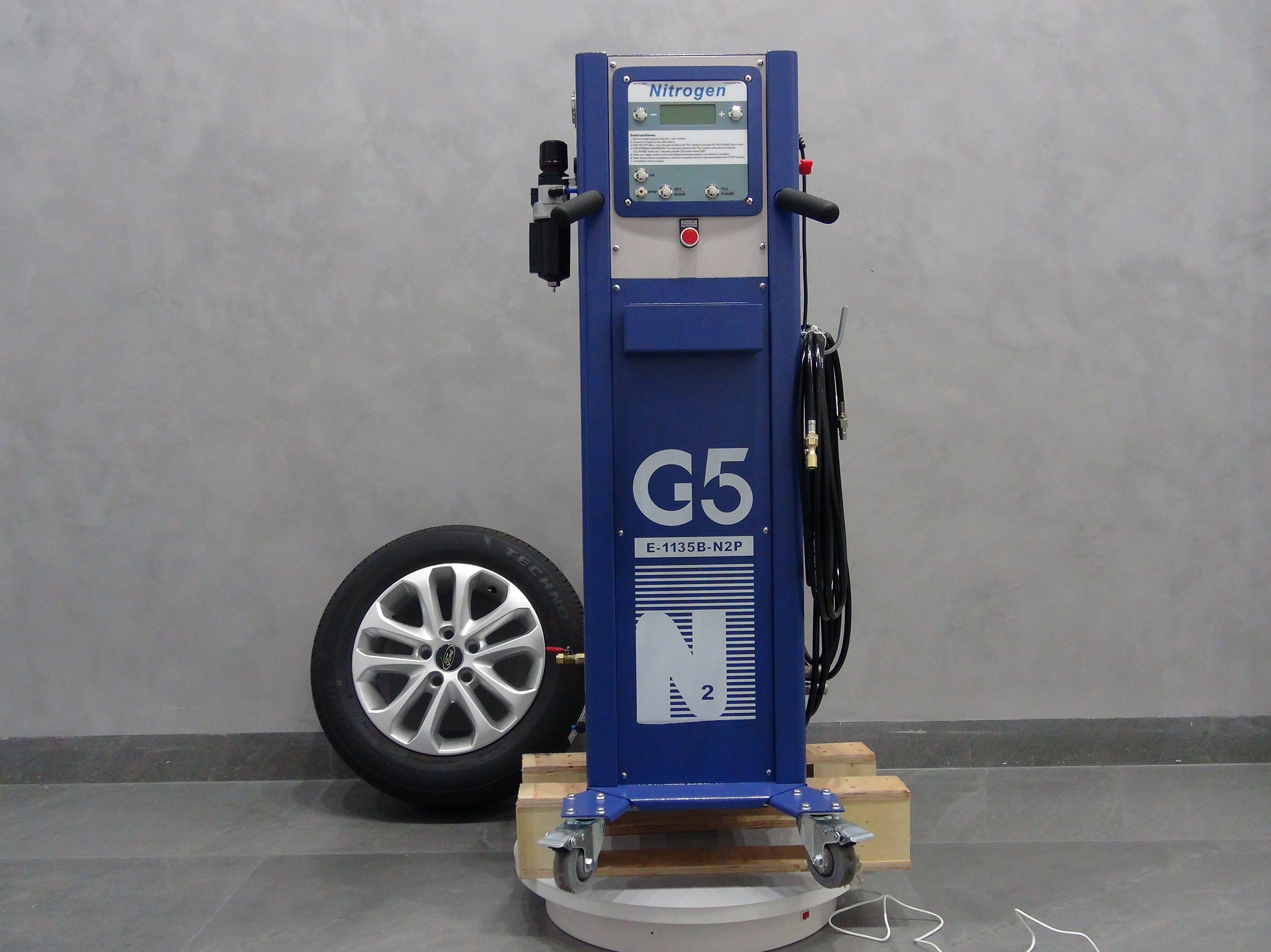 Nitrogen Generator for Car Filling Machine Automatic Tyre Inflator Tire Inflation Station for 2 tyres