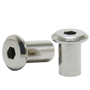 Oem Chinese Factory Nickel Plated Furniture Connection T-Shaped Lock Hexagonal Groove Barrel Nut