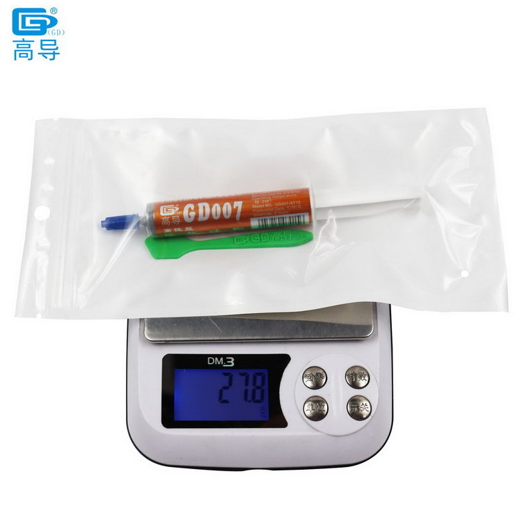 BA15 Net Weight 15 Grams Syringe with Bag Packaging Gray GD007 Thermal Conductive Grease Heat Sink Compounds Paste Silicone