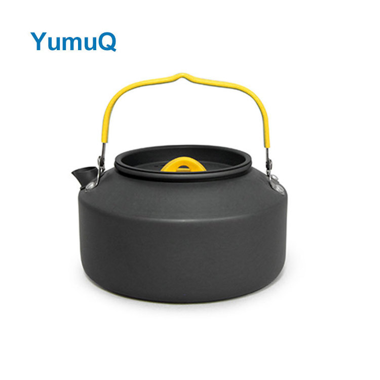 YumuQ Cheapest Collapsible Camping Ultralight Aluminum Cooking Tea Water Cookware Kitchen Kettles For Hiking Sale