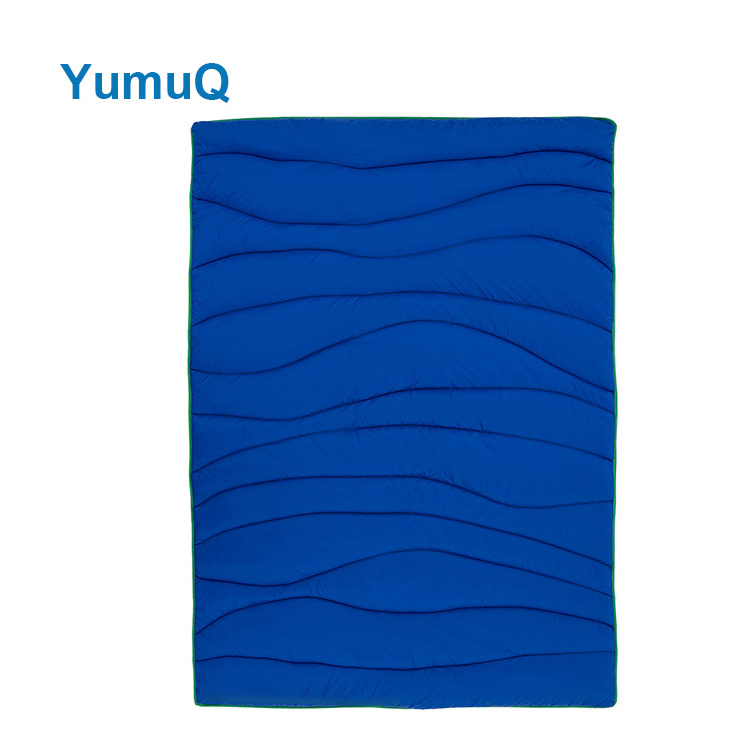 YumuQ 20D Ripstop Nylon DWR Light Wise Owl Camping Blanket For Hammocks With 200 gsm Fiber Cotton Insulation Fill