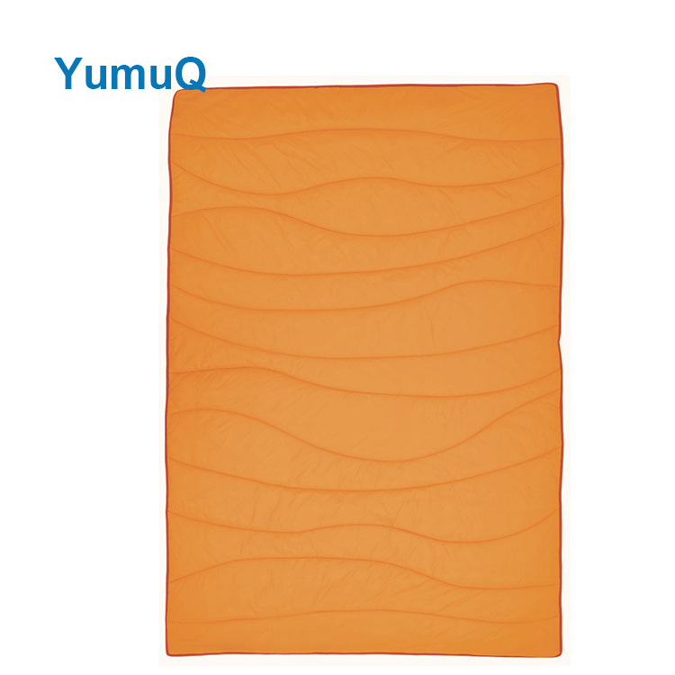 YumuQ 20D Ripstop Nylon DWR Light Wise Owl Camping Blanket For Hammocks With 200 gsm Fiber Cotton Insulation Fill