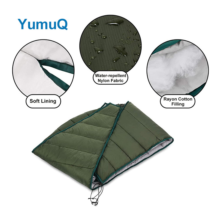 YumuQ Autumn And Double Winter Warm Waterproof Air Parrot Camping Cotton Hammock Quilt Underquilt