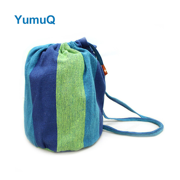 YumuQ Buy 210t Nylon Black Boho Tassels Adult Swing Chair Outdoor Camping Hanging Folding Knit Portable Hammock Bed