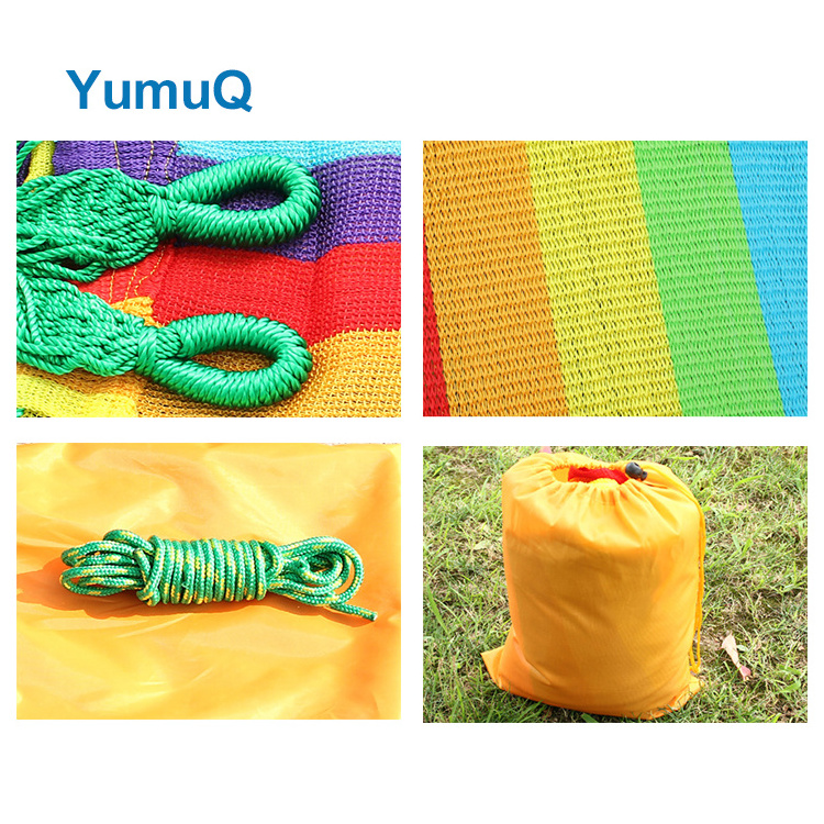 YumuQ Customized Double Person Cheap Portable Foldinge Garden Outdoor Camping Hammock Chair Swing Macrame