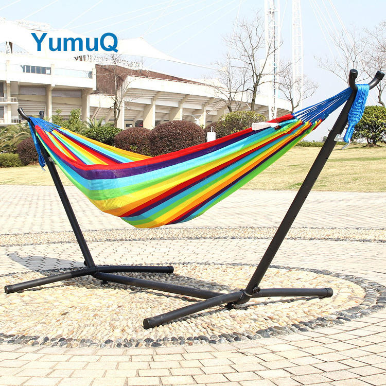 YumuQ Customized Double Person Cheap Portable Foldinge Garden Outdoor Camping Hammock Chair Swing Macrame