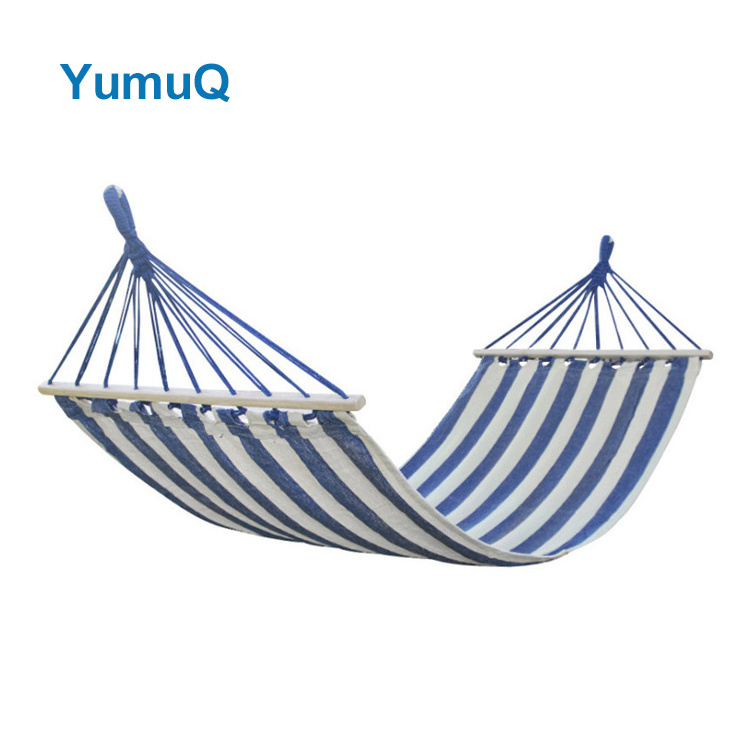 YumuQ Nylon Outdoor And Indoor Portable Hitch Camping Accessories Bed Cotton Double Hanging Hammock Swing