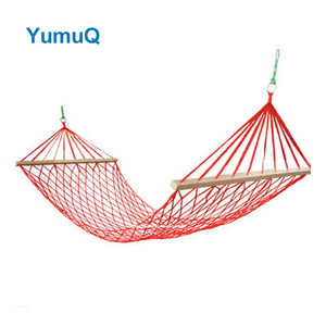 YumuQ Outdoor Handmade Swing Hanging Pendulum Cotton Garden Heavy Duty Adjustable Hammock Tree Straps Cotton Chair