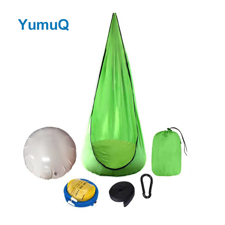 YumuQ 18 Colors Adult Children Deep Pressure Therapy Sensory Yoga Flying Patio Swing Aerial Hammock