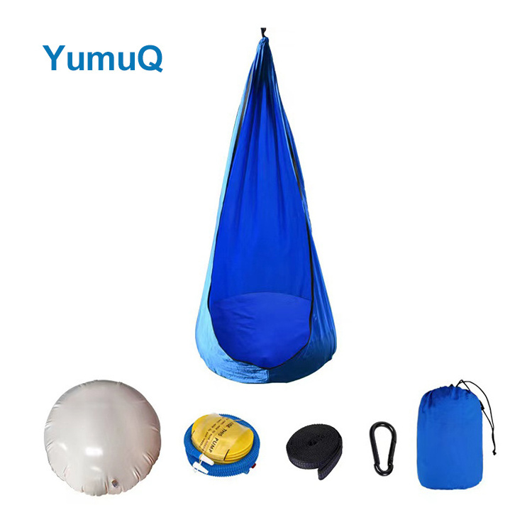 YumuQ 18 Colors Adult Children Deep Pressure Therapy Sensory Yoga Flying Patio Swing Aerial Hammock