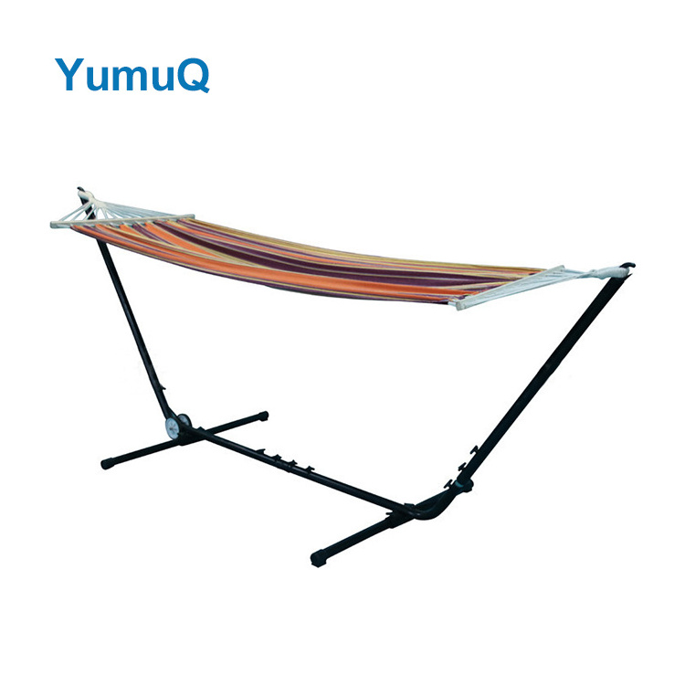 YumuQ 3 Rings Aluminum 9ft Combination Arc A-type Standing For Yard Hammock Chair With Armrest