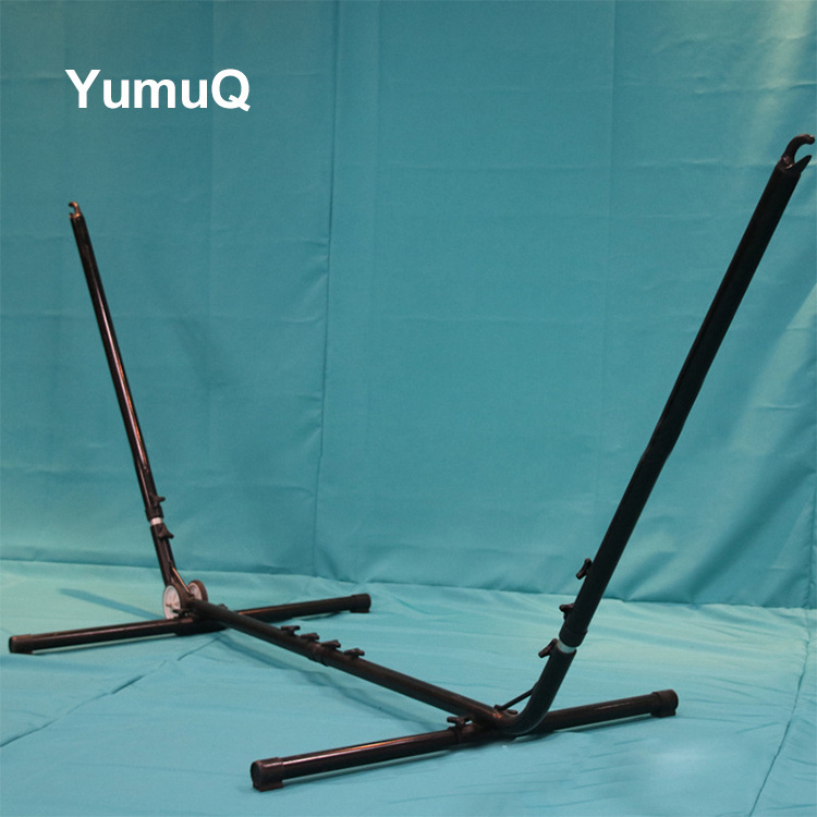 YumuQ 3 Rings Aluminum 9ft Combination Arc A-type Standing For Yard Hammock Chair With Armrest