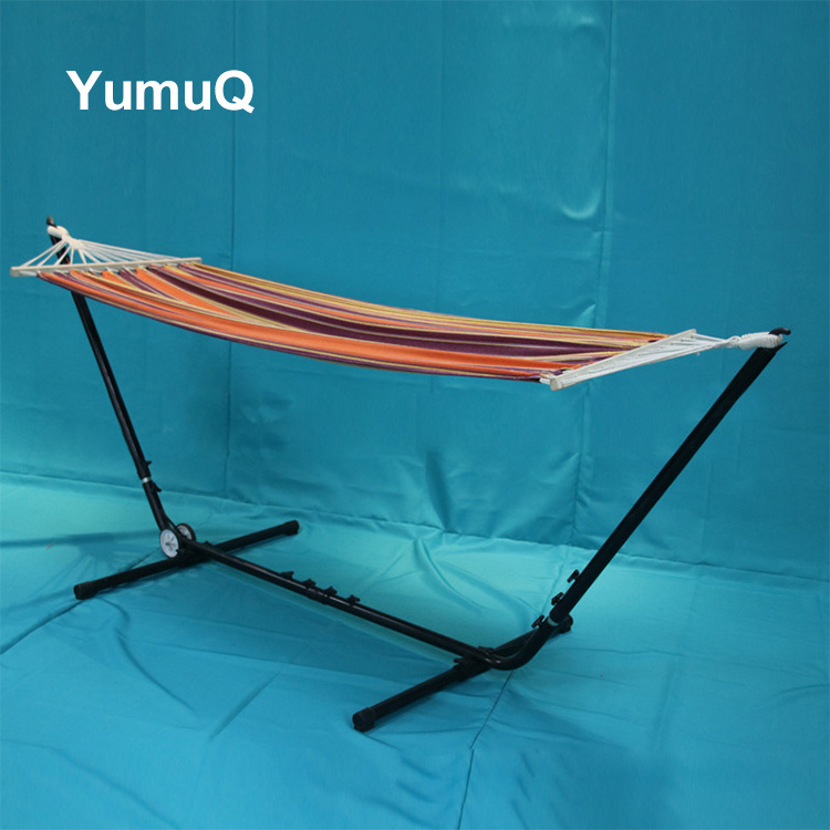 YumuQ 3 Rings Aluminum 9ft Combination Arc A-type Standing For Yard Hammock Chair With Armrest