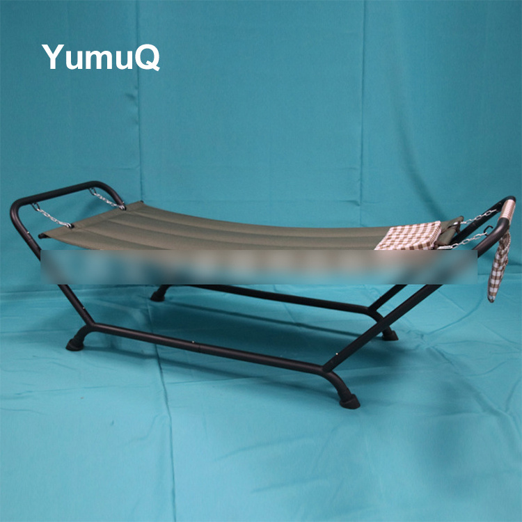 YumuQ Hammock Chair Stand Camping C - Shape Frame Only 2 Person Heavy Duty Metal Brackets For Outdoor Indoor