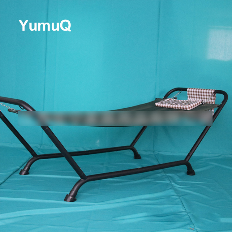 YumuQ Hammock Chair Stand Camping C - Shape Frame Only 2 Person Heavy Duty Metal Brackets For Outdoor Indoor