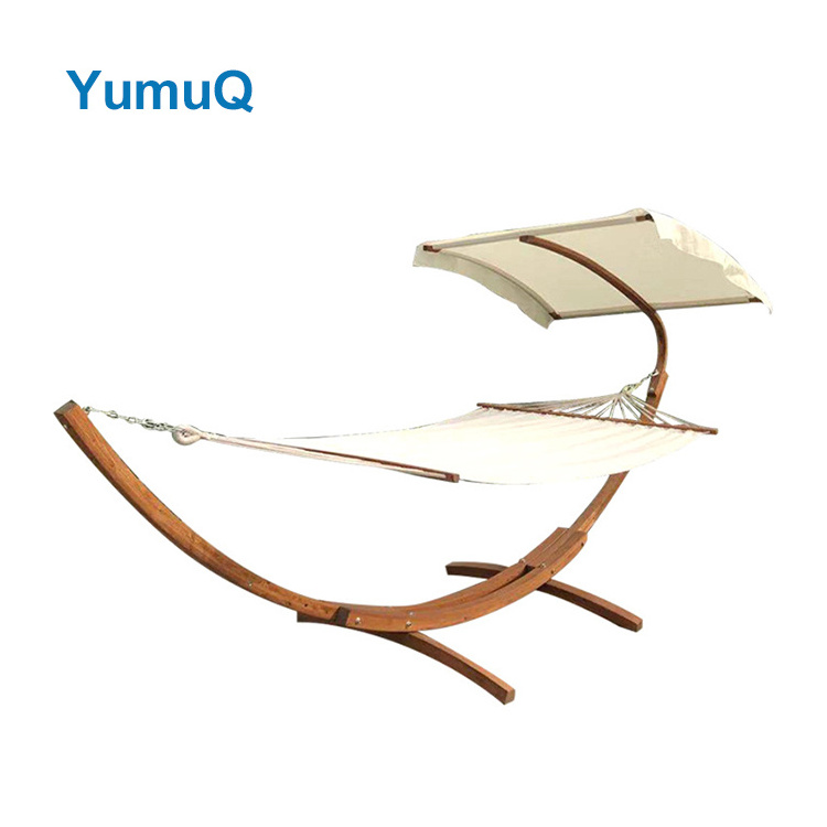 YumuQ Hammock Swing Chair With Frame Foldable Stand And Carrying Bag Wooden Hanging Product Outdoor