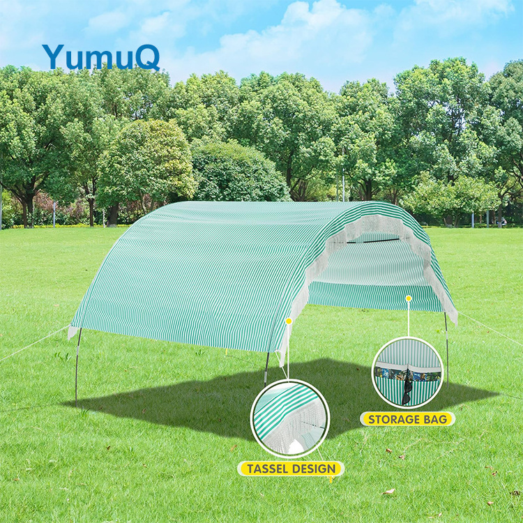 YumuQ 1-2-3 Person 10x10 Camping Waterproof Folding Uv Beach Sun Shade Shelter Canopy Tent Automatic