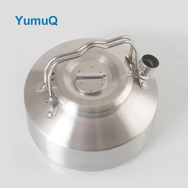 YumuQ Wholesale Promotion Best Small Cordless Stainless Steel Outdoor Camping Tea Water Kettle