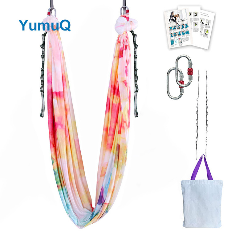 YumuQ Heavy Duty Hanging Kit Flying Home Gym Air Aerial Yoga Indoor Multifunction Hammock Swing Set