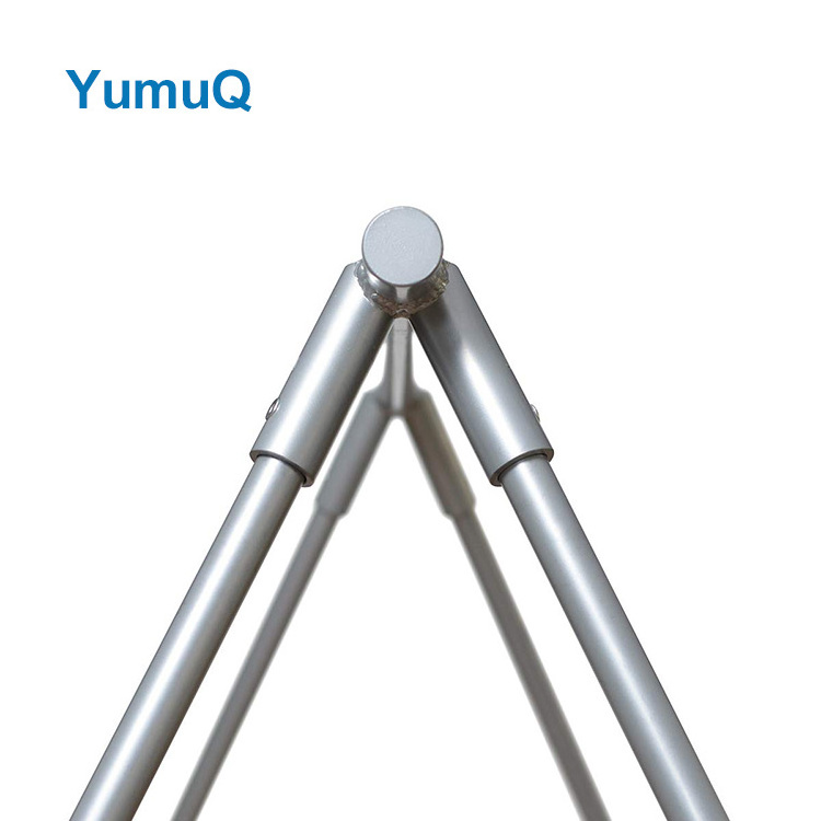 YumuQ Adjustable Height 1-3.4m Aerial Silks Yoga Hammock Frame Portable Swing Metal Stand Fitness