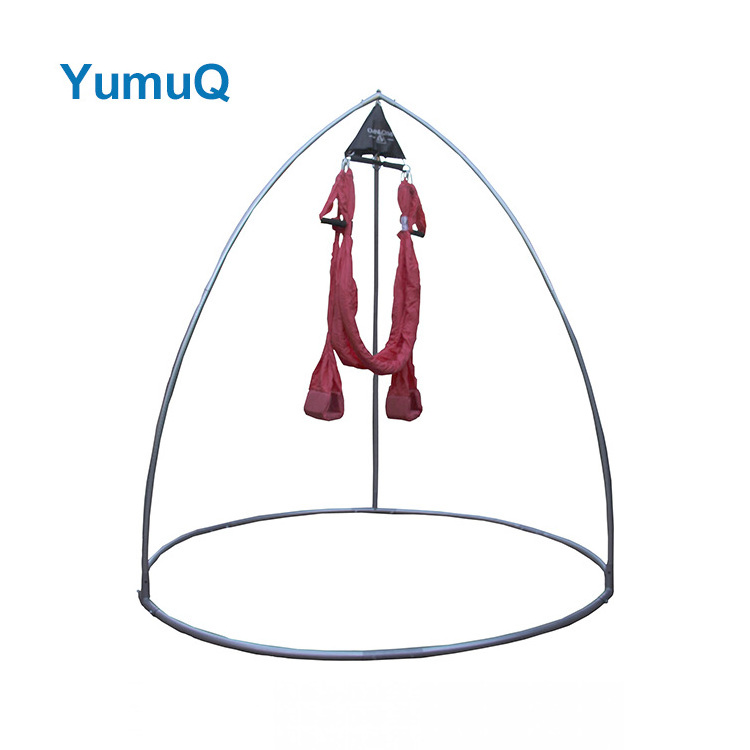 YumuQ Aerial Yoga Rigging Hammock Portable Training Frame Swing Trapeze Stand Product Indoor Outdoor