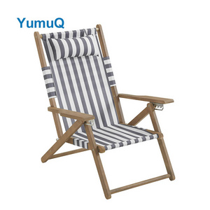 YumuQ Adjustable Aluminium Recliner Folding 5 Position Lounger Backpack Beach Picnic Camping Folding Chair Long