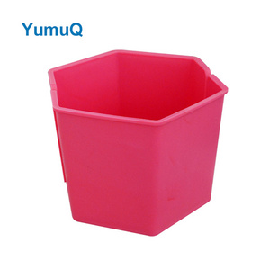 YumuQ Customized Color Plastic Christmas Winter Hexagon Snow Brick Model Toy For Kids Winter Fun