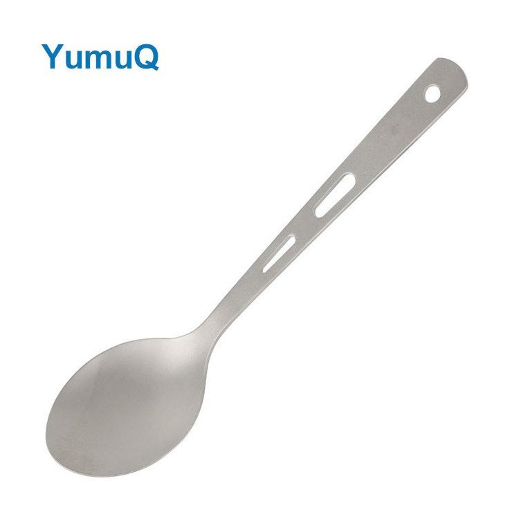 YumuQ Ultralight Lightweight Outdoor Camping Portable Utensil Cooking Pure Titanium Cookware Cutlery Sets