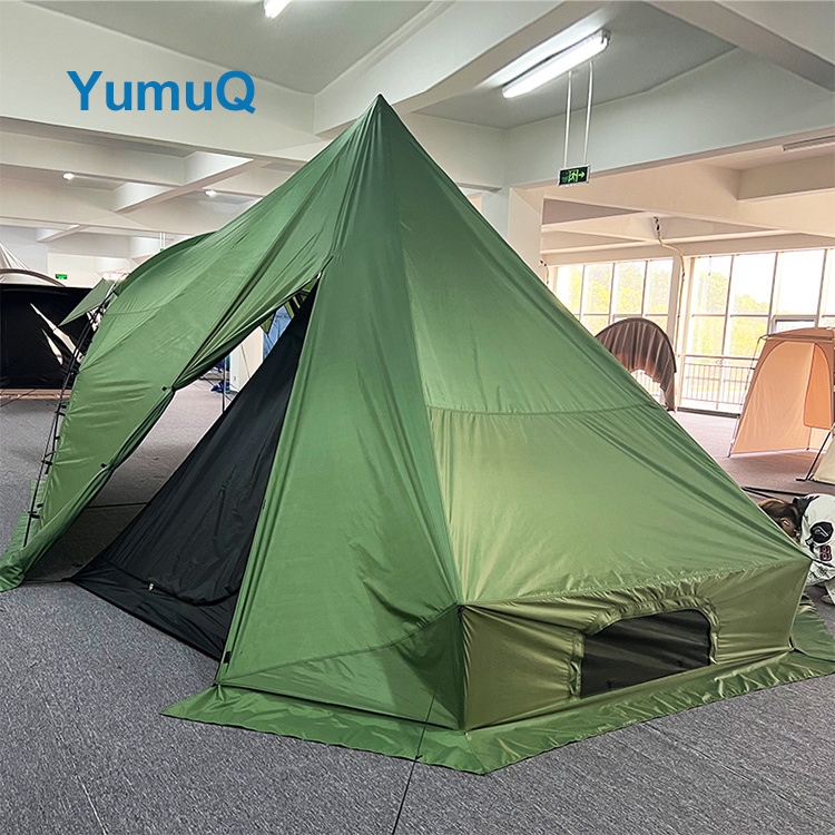 YumuQ Family Foldable Backpack Glamping Large Outdoor Portable Dome Tent Teepee For Sale Camping