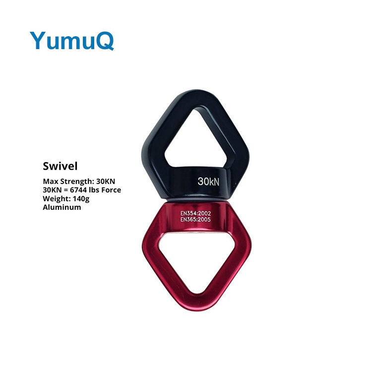 YumuQ Aluminum Alloy Black Yoga Hammock Wall Hook Ceiling Mount Brackets Anchor Fitness Carabiner Clip For Rope