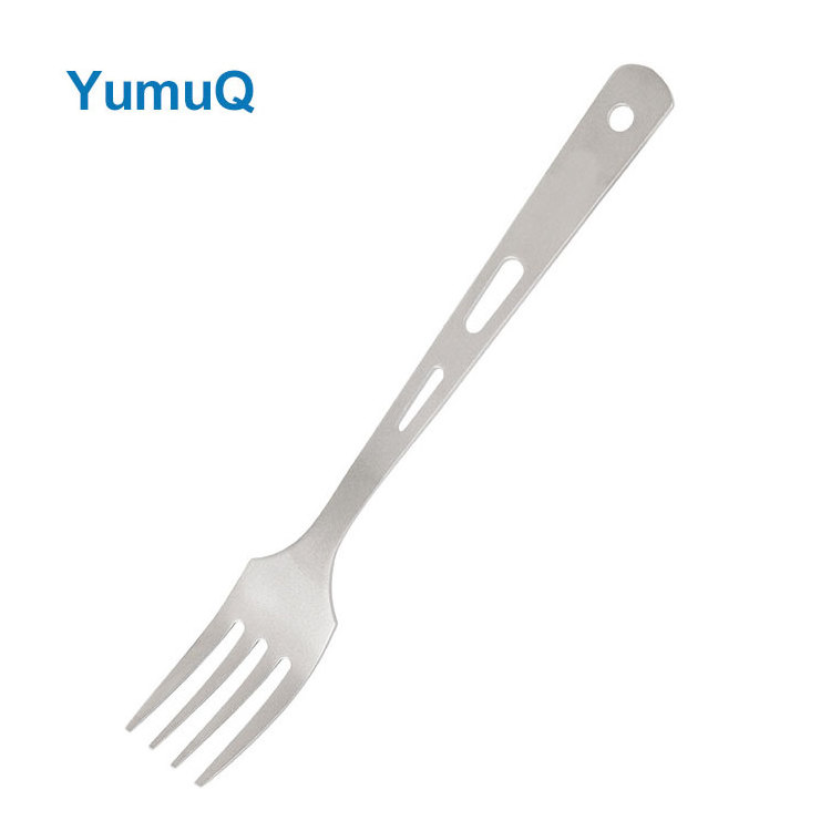 YumuQ Ultralight Lightweight Outdoor Camping Portable Utensil Cooking Pure Titanium Cookware Cutlery Sets