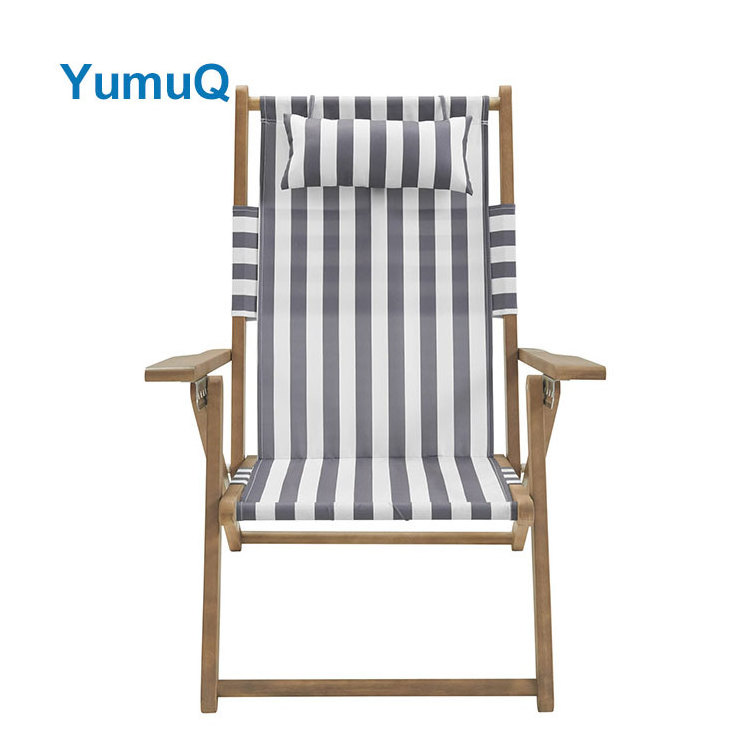 YumuQ Adjustable Aluminium Recliner Folding 5 Position Lounger Backpack Beach Picnic Camping Folding Chair Long