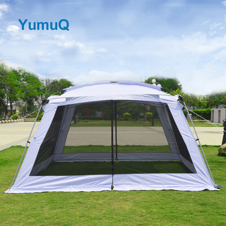 YumuQ Easy Set Up Large Instant Outdoor Hexagonal Screen House Tent For 6-8 Persons Outdoor Camping Garden