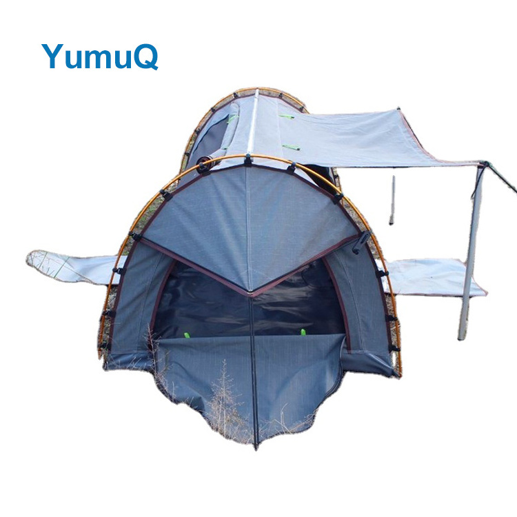 YumuQ Custom High Quality Australian Canvas Single Camping Waterproof Off Ground Swag Tents With Strong Net