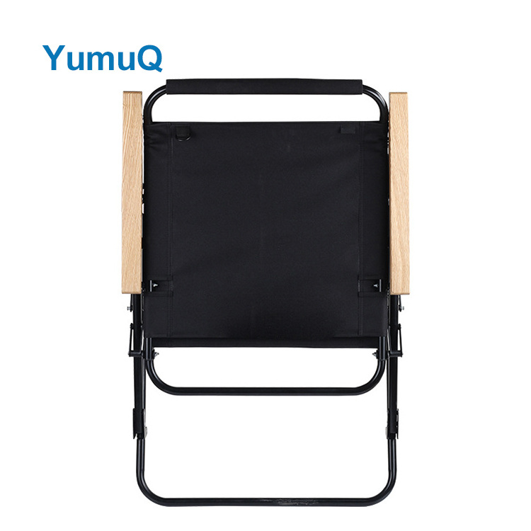 YumuQ New Arrived Foldable Garden Outdoor Folding Camping Rocking Rocker Lounge Arm Chair Portable Ultralight