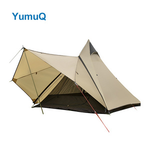 YumuQ 4m Large Adult All Outdoor Tipi Style Mongolian Cone Shape 4 Season Ultralight Camping Bell Tent