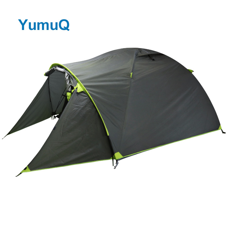 YumuQ Custom 4-8 Person Sun Hot Black Family Big Dome Fun Tunnel Family Outdoor Camping Tent