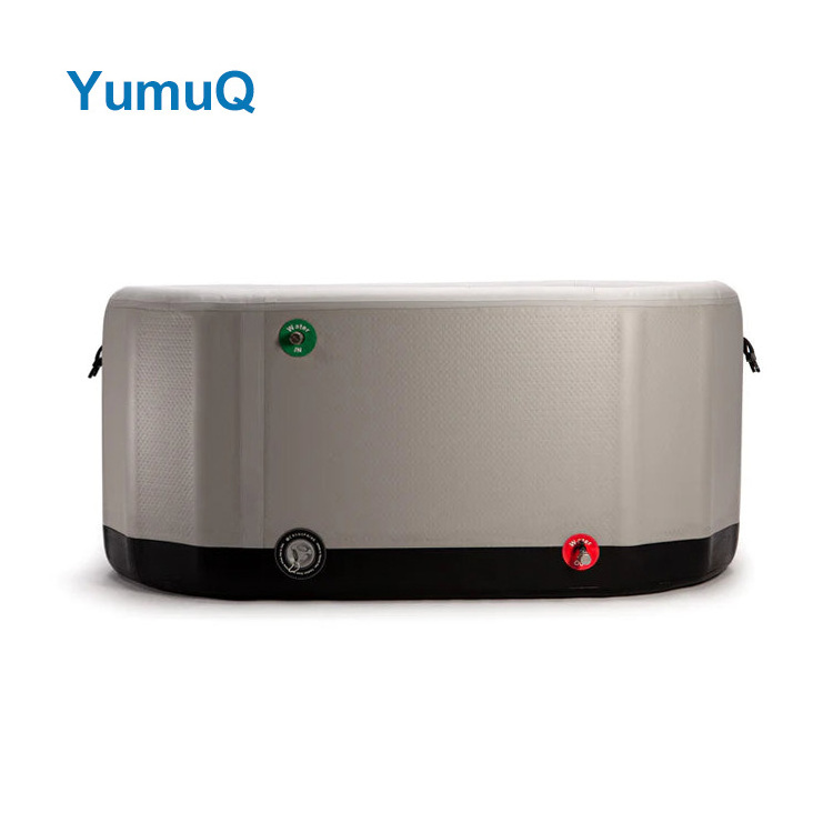 YumuQ 2024 Hot Inflatable 1 2 Person Adult Bath Tubs Portable Cold Plunge Barrel Athlete Recovery Ice Bath Bucket