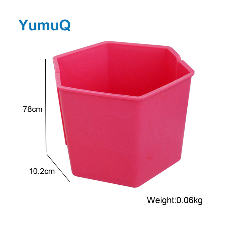 YumuQ Customized Color Plastic Christmas Winter Hexagon Snow Brick Model Toy For Kids Winter Fun