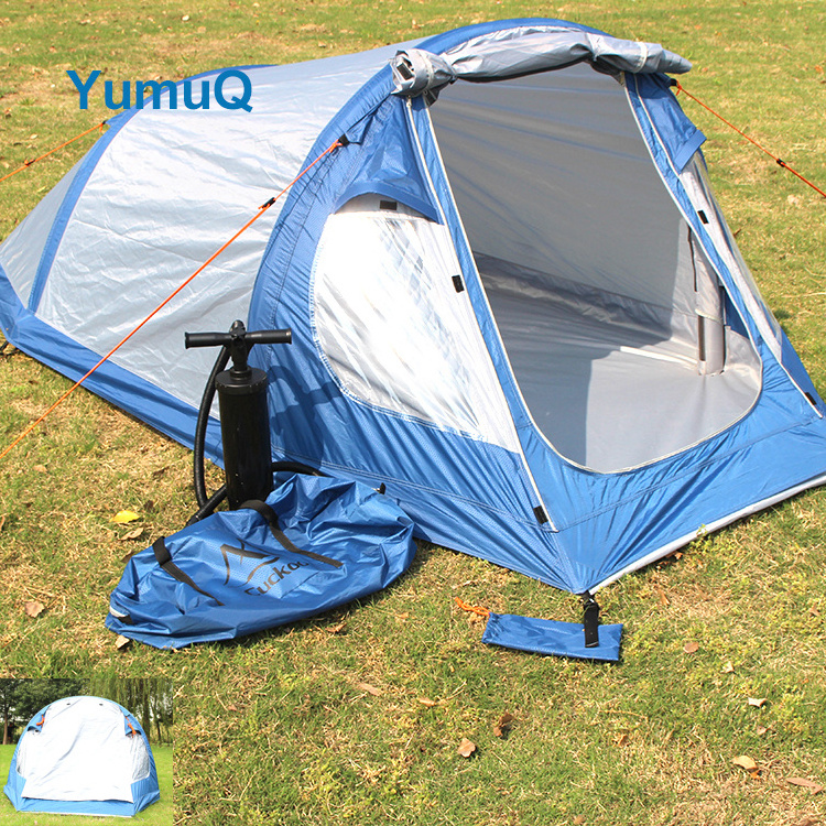 YumuQ High-quality Custom 1 12 People Glamping Automatic Inflatable Camping House Camper Tent