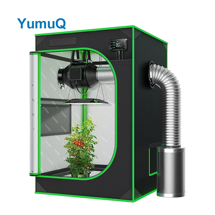 YumuQ Customized Oxford Outdoor Garden Greenhouse Dark Room Hydroponic Complete Growing Tent Kits