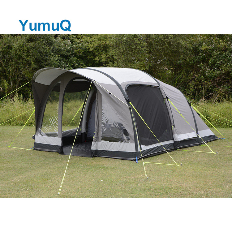 YumuQ 4 Season Family Portable Luxury White Rv Tunnel Inflatable Outdoor Camping Awning Tent