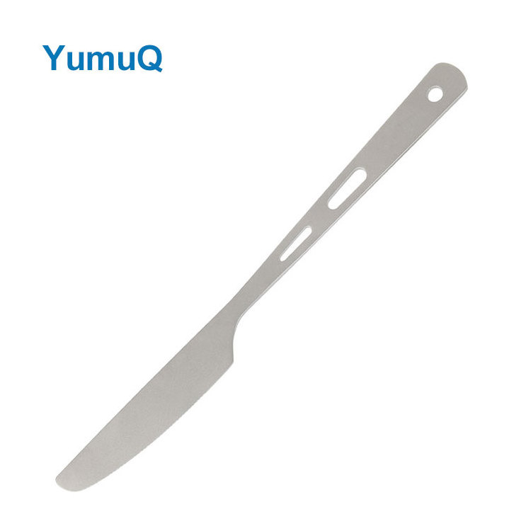 YumuQ Ultralight Lightweight Outdoor Camping Portable Utensil Cooking Pure Titanium Cookware Cutlery Sets