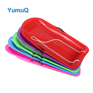 YumuQ Linkable Disc Durable Cold Resistant Cheap Pvc Outdoor Sport Plastic Snow Sledge Sled Double