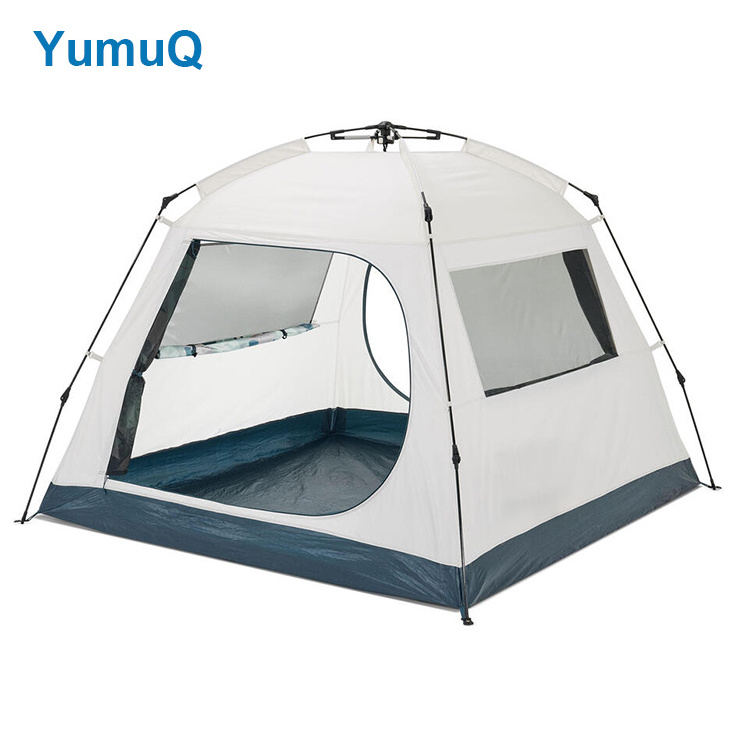 YumuQ 2023 New 10 Person 10x10ft  Automatic Pop Up Quick Outdoor Camping Folding Aluminum Frame Tent Canopy